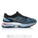 کفش اسپرت و کتونی اسیکس ژل نیمباس ۲۲ ( مشکی آبی ) - Asics GEL Nimbus 22 ( Black Blue )