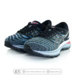 کفش اسپرت و کتونی اسیکس ژل نیمباس ۲۲ ( مشکی آبی ) - Asics GEL Nimbus 22 ( Black Blue )