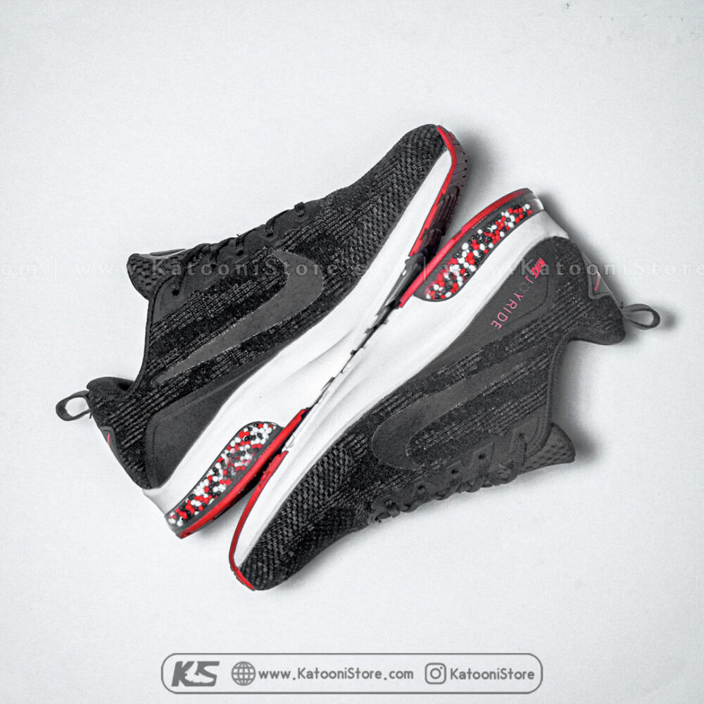 کفش اسپرت و کتونی نایک زوم پگاسوس فلاینیت ( مشکی قرمز ) - Nike Zoom Pegasus Flyknit ( Black Red )