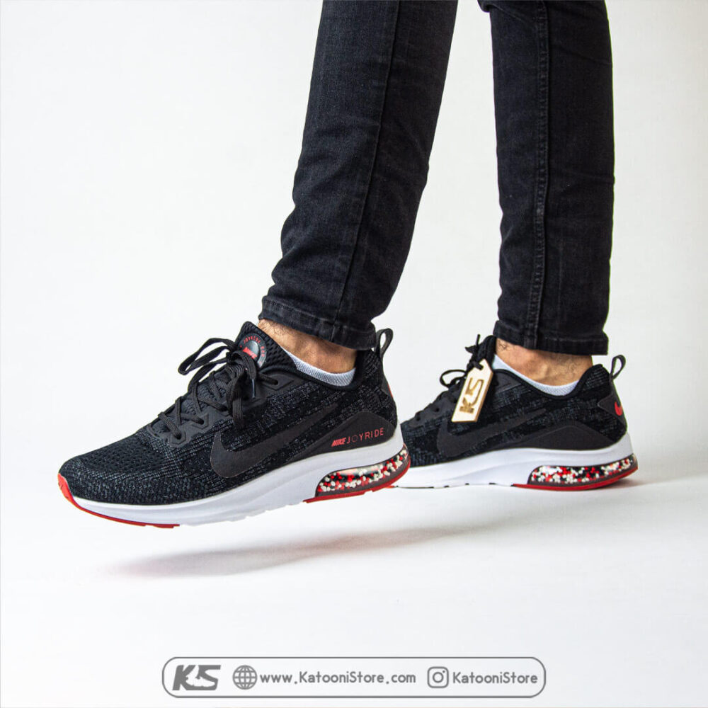 کفش اسپرت و کتونی نایک زوم پگاسوس فلاینیت ( مشکی قرمز ) - Nike Zoom Pegasus Flyknit ( Black Red )