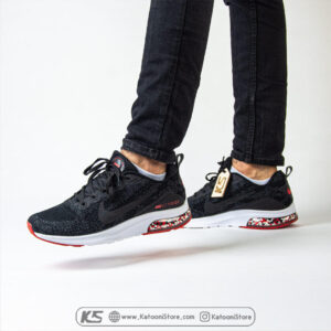 کفش اسپرت و کتونی نایک زوم پگاسوس فلاینیت ( مشکی قرمز ) - Nike Zoom Pegasus Flyknit ( Black Red )