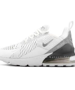 کفش اسپرت و کتونی نایک ایرمکس ۲۷۰ فلاینیت ( سفید نقره ای )- Nike Air Max 270 Flyknit ( White Silver )