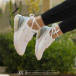 کفش اسپرت و کتونی نایک ایرمکس ۲۷۰ فلاینیت ( سفید نقره ای )- Nike Air Max 270 Flyknit ( White Silver )