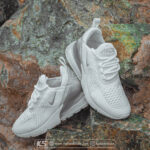 کفش اسپرت و کتونی نایک ایرمکس ۲۷۰ فلاینیت ( سفید نقره ای )- Nike Air Max 270 Flyknit ( White Silver )