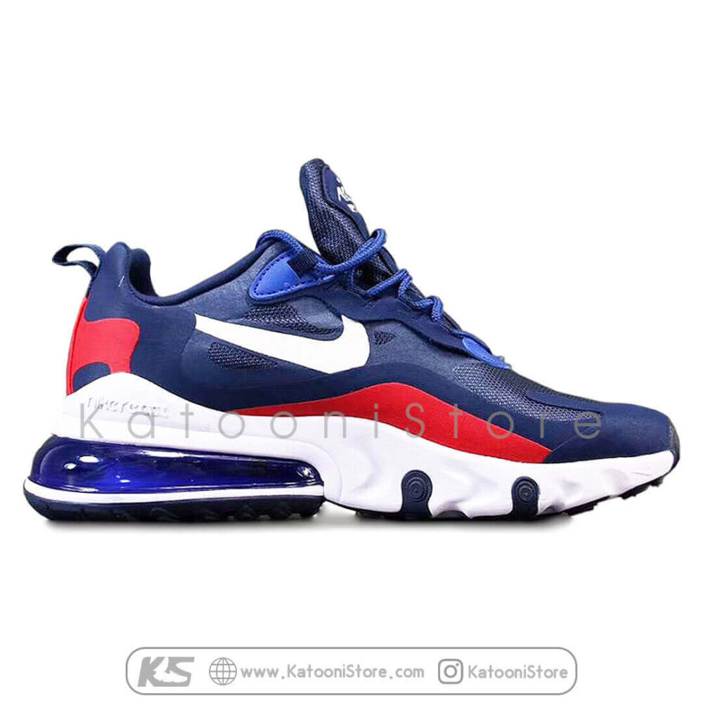 کفش اسپرت و کتونی نایک ایرمکس ۲۷۰ ری اکت ( سورمه ای ) - Nike Air Max 270 React ( Dark Blue )