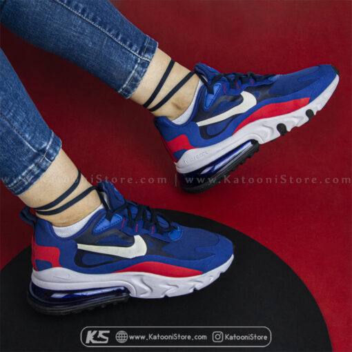 کفش اسپرت و کتونی نایک ایرمکس ۲۷۰ ری اکت ( سورمه ای ) - Nike Air Max 270 React ( Dark Blue )