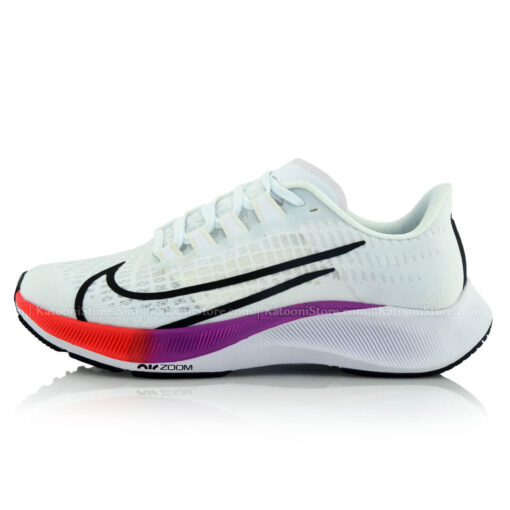 کفش اسپرت و کتونی نایک ایرزوم پگاسوس ۳۷ ( سفید رنگارنگ ) - Nike Air Zoom Pegasus 37 ( White Colorful )