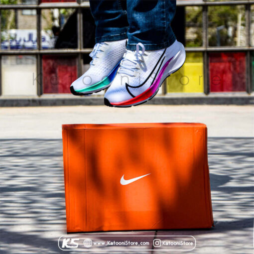 کفش اسپرت و کتونی نایک ایرزوم پگاسوس ۳۷ ( سفید رنگارنگ ) - Nike Air Zoom Pegasus 37 ( White Colorful )