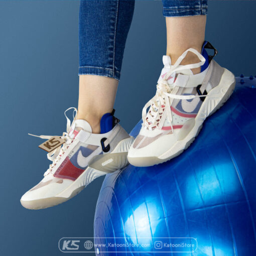 کفش اسپرت و کتونی نایک جردن دلتا اس پی ( سفید آبی قرمز ) - Nike Jordan Delta SP (Sand Blue Red)