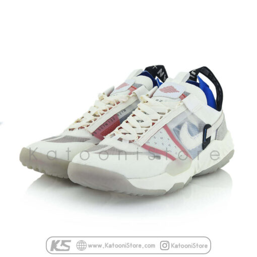 کفش اسپرت و کتونی نایک جردن دلتا اس پی ( سفید آبی قرمز ) - Nike Jordan Delta SP (Sand Blue Red)