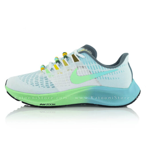 کفش اسپرت و کتونی نایک ایرزوم پگاسوس ۳۷ ( سفید سبز ) - Nike Air Zoom Pegasus 37 ( White Green )