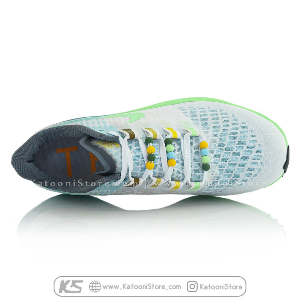 کفش اسپرت و کتونی نایک ایرزوم پگاسوس ۳۷ ( سفید سبز ) - Nike Air Zoom Pegasus 37 ( White Green )