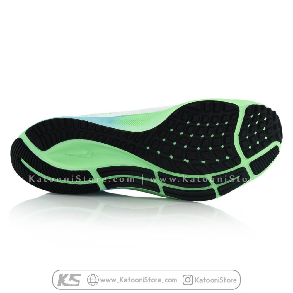 کفش اسپرت و کتونی نایک ایرزوم پگاسوس ۳۷ ( سفید سبز ) - Nike Air Zoom Pegasus 37 ( White Green )