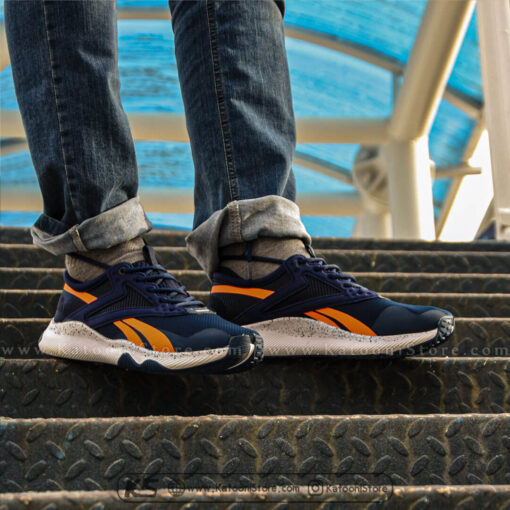 کفش اسپرت و کتونی ریباک هیت تی آر ( تیره نارنجی ) - Reebok HIIT TR ( Dark Blue Orange )