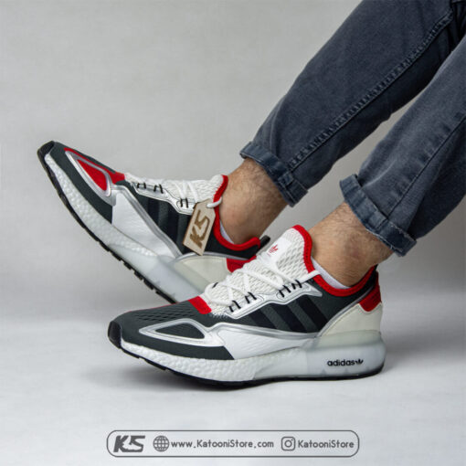 کفش اسپرت و کتونی آدیداس زد ایکس ( مشکی قرمز ) - Adidas ZX 2K Boost ( Black Red )