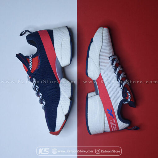 کفش اسپرت و کتونی ریباک سول فیوری ایکس بوست ( سفید آبی قرمز ) - Reebok Sole Fury X Boost ( White Blue Red )