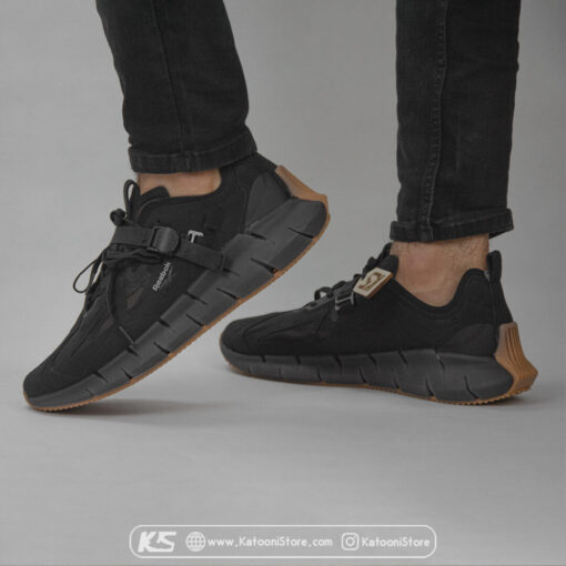 کفش اسپرت و کتونی ریباک زیگ کینتیکا کانسپت ( مشکی قهوه ای ) - Reebok Zig Kinetica Concept Type 1 TR ( Black Brown )