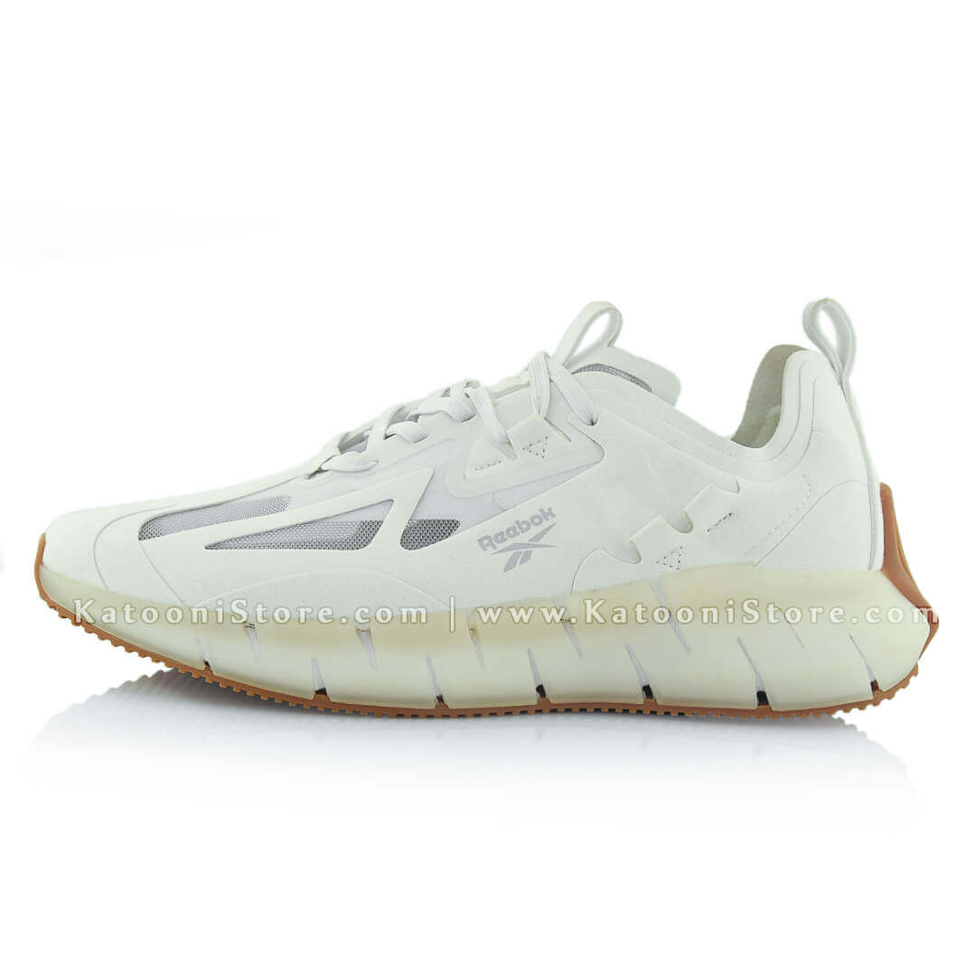 کفش اسپرت و کتونی ریباک زیگ کینتیکا کانسپت ( سفید قهوه ای ) - Reebok Zig Kinetica Concept Type 1 TR ( White Brown )