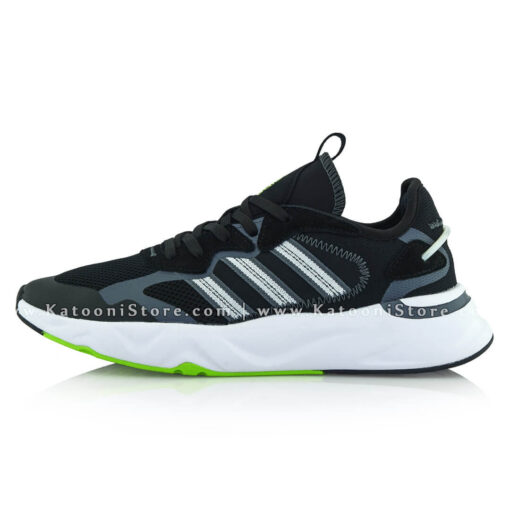 کفش اسپرت و کتونی آدیداس فیوچر فلو ( مشکی کف سبز - Adidas Future Flow ( Black Green )