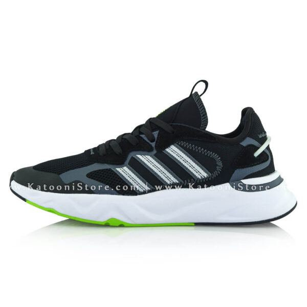 کفش اسپرت و کتونی آدیداس فیوچر فلو ( مشکی کف سبز - Adidas Future Flow ( Black Green )