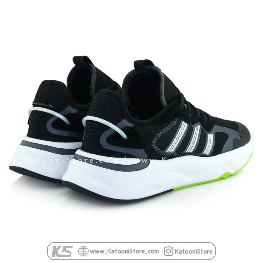 کفش اسپرت و کتونی آدیداس فیوچر فلو ( مشکی کف سبز - Adidas Future Flow ( Black Green )