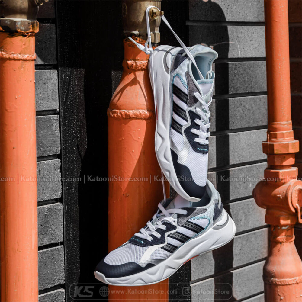 کفش اسپرت و کتونی آدیداس فیوچر فلو ( خاکستری نارنجی - Adidas Future Flow ( Grey Orange )