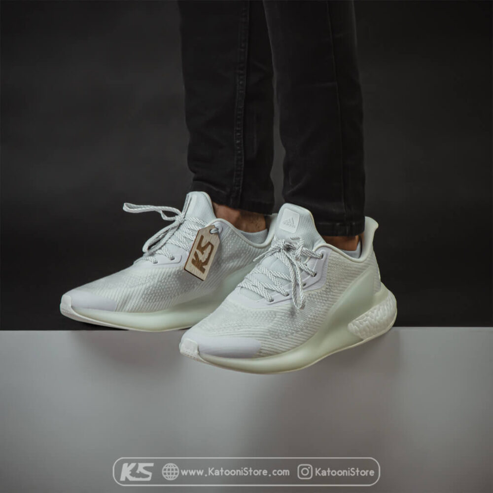 کفش اسپرت و کتونی آدیداس آلفا بوست ( سفید سبز ) - Adidas AlphaBoost ( White Green )