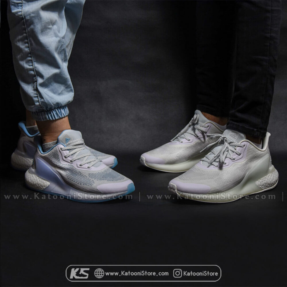 کفش اسپرت و کتونی آدیداس آلفا بوست ( سفید آبی ) - Adidas AlphaBoost ( White Blue )