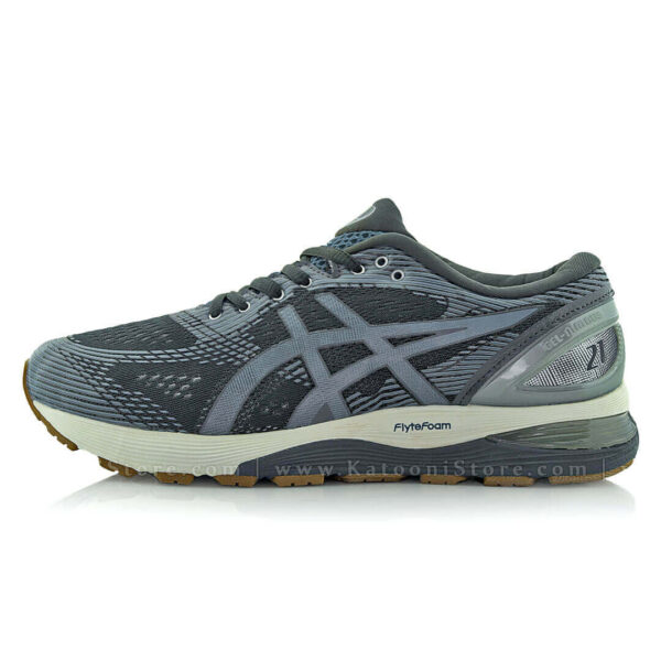 کفش اسپرت و کتونی اسیکس ژل نیمباس ۲۱ ( خاکستری آبی ) - Asics GEL Nimbus 21 ( Grey Dark Blue )