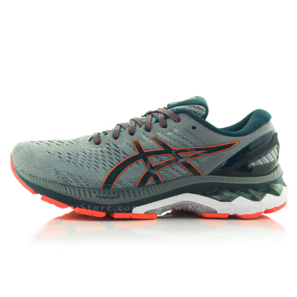 کفش اسپرت و کتونی اسیکس ژل کایانو ۲۷ ( خاکستری نارنجی ) - Asics GEL Kayano 27 ( Grey Orange)