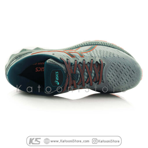 کفش اسپرت و کتونی اسیکس ژل کایانو ۲۷ ( خاکستری نارنجی ) - Asics GEL Kayano 27 ( Grey Orange)