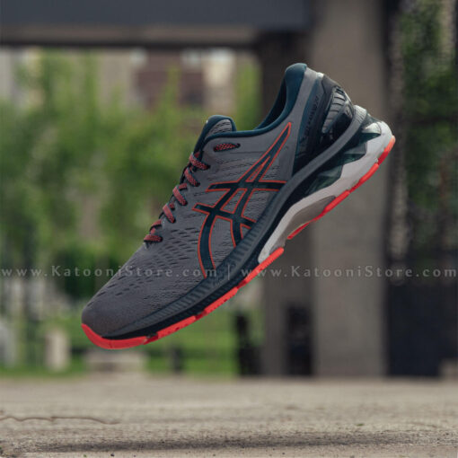 کفش اسپرت و کتونی اسیکس ژل کایانو ۲۷ ( خاکستری نارنجی ) - Asics GEL Kayano 27 ( Grey Orange)