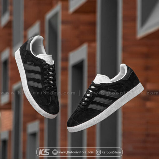 کفش اسپرت و کتونی آدیداس گزل مشکی سفید - Adidas Gazelle Black White