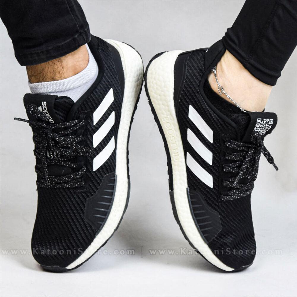 کفش اسپرت و کتونی آدیداس پالس بوست ( مشکی سفید) - Adidas PulseBoost HD (Black White)