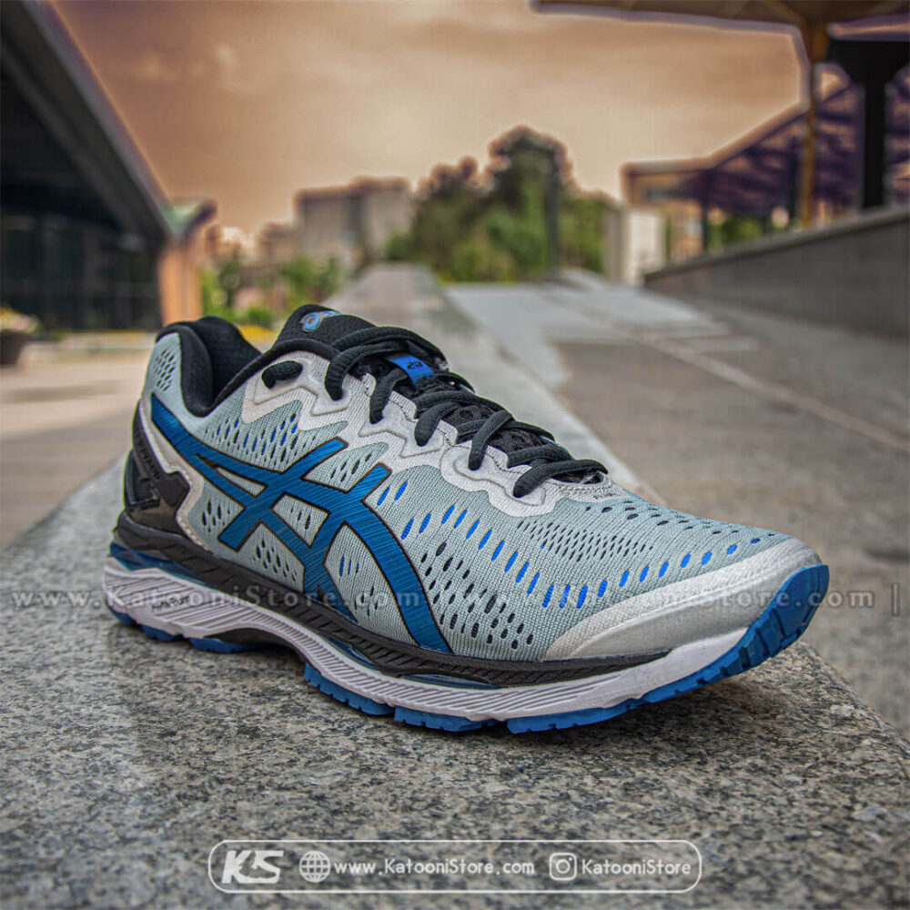 کفش اسپرت اسیکس ژل کایانو ۲۳ خاکستری آبی - Asics GEL Kayano 23 Gery Blue