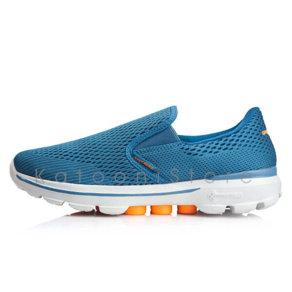 کفش اسپرت و کتونی اسکیچرز گو واک 3 گوگا پیلرز ( سورمه ای نارنجی ) - Skechers GoWalk 3 Goga Pillars ( DarkBlue Orange )