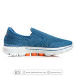 کفش اسپرت و کتونی اسکیچرز گو واک 3 گوگا پیلرز ( سورمه ای نارنجی ) - Skechers GoWalk 3 Goga Pillars ( DarkBlue Orange )