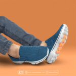 کفش اسپرت و کتونی اسکیچرز گو واک 3 گوگا پیلرز ( سورمه ای نارنجی ) - Skechers GoWalk 3 Goga Pillars ( DarkBlue Orange )