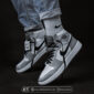 کفش اسپرت نایک ایر جردن 1 مید لایت اسموک گری - Nike Air Jordan 1 Mid Light Smoke Grey