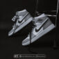 کفش اسپرت نایک ایر جردن 1 مید لایت اسموک گری - Nike Air Jordan 1 Mid Light Smoke Grey