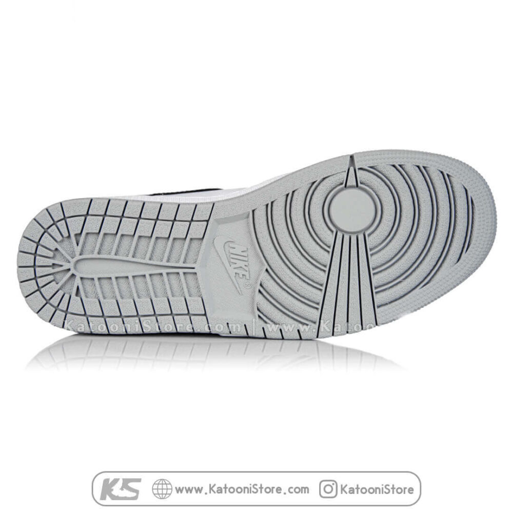 کفش اسپرت نایک ایر جردن 1 مید لایت اسموک گری - Nike Air Jordan 1 Mid Light Smoke Grey