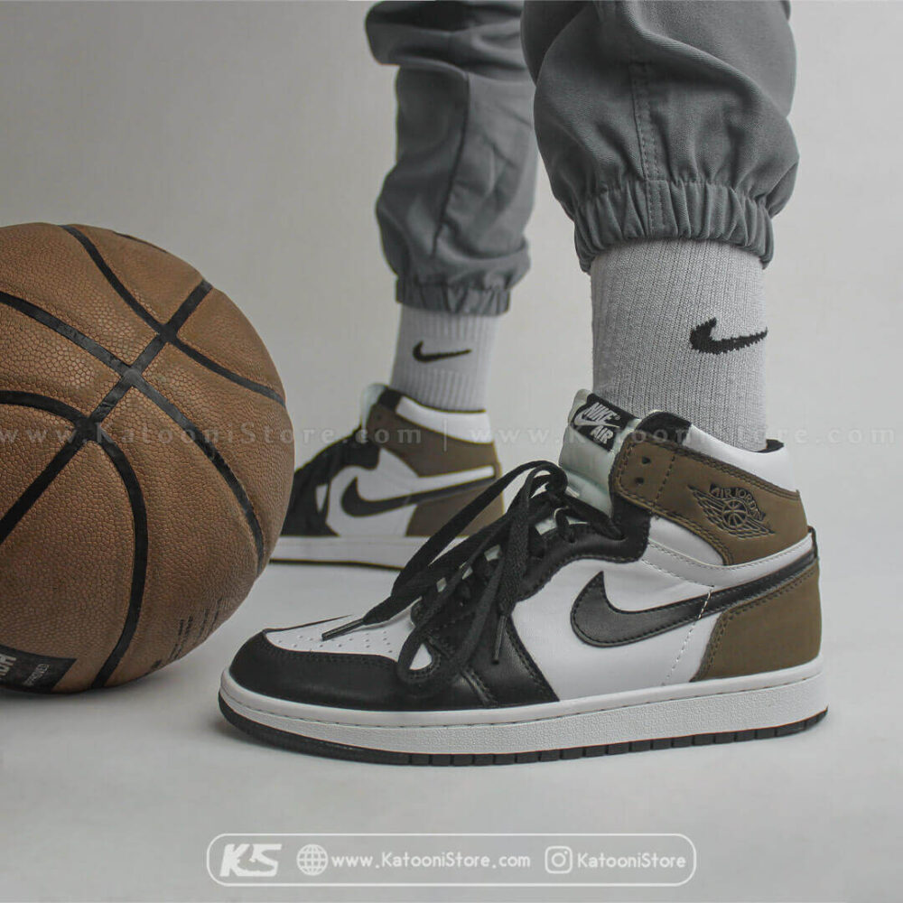 کفش اسپرت نایک ایر جردن 1 رترو های دارک موکا - Nike Air Jordan 1 Retro Hight Dark Mocha