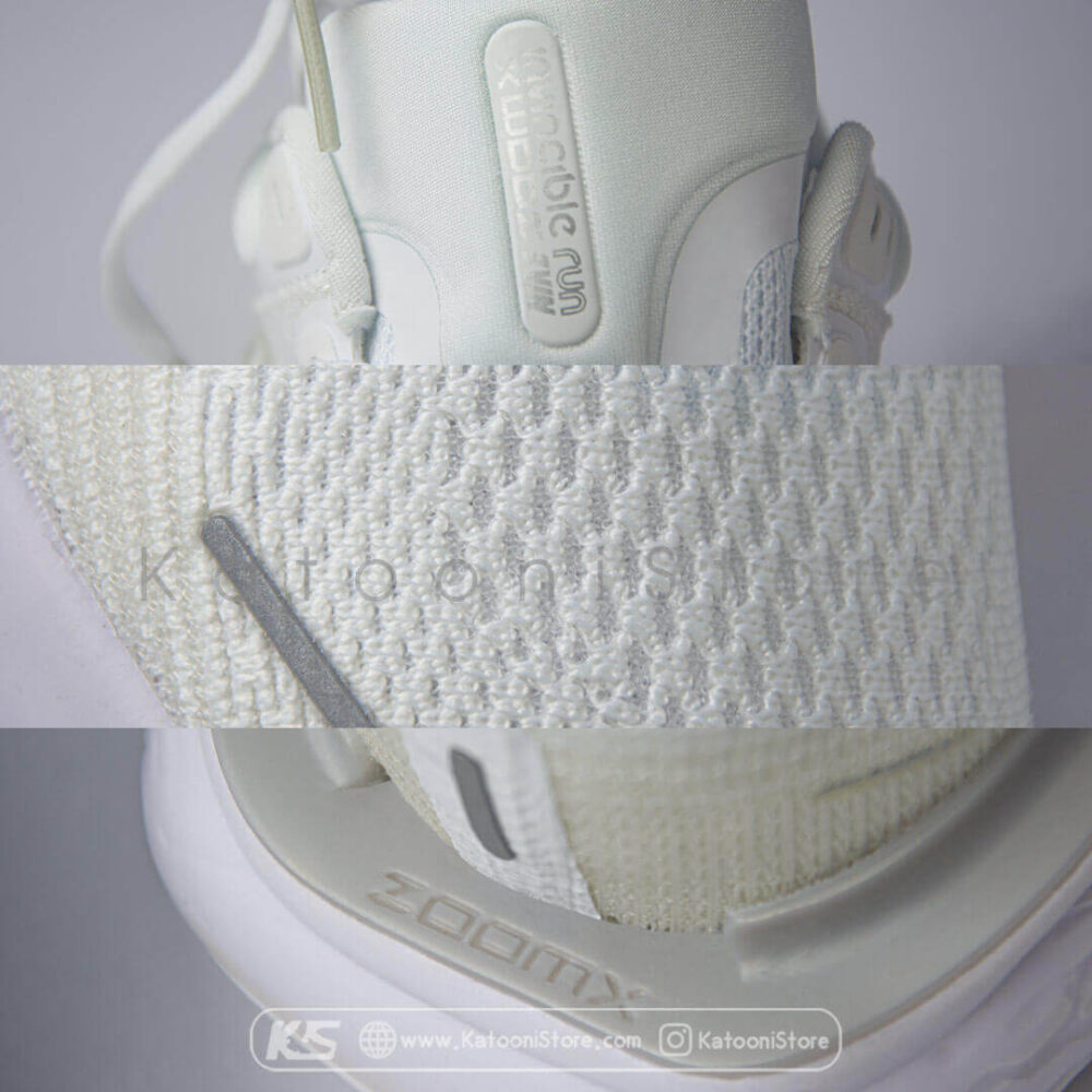 کفش اسپرت و کتونی نایک زوم ایکس اینوینسیبل ( تمام سفید ) - Nike ZoomX Invincible Run Flyknit ( Full White )
