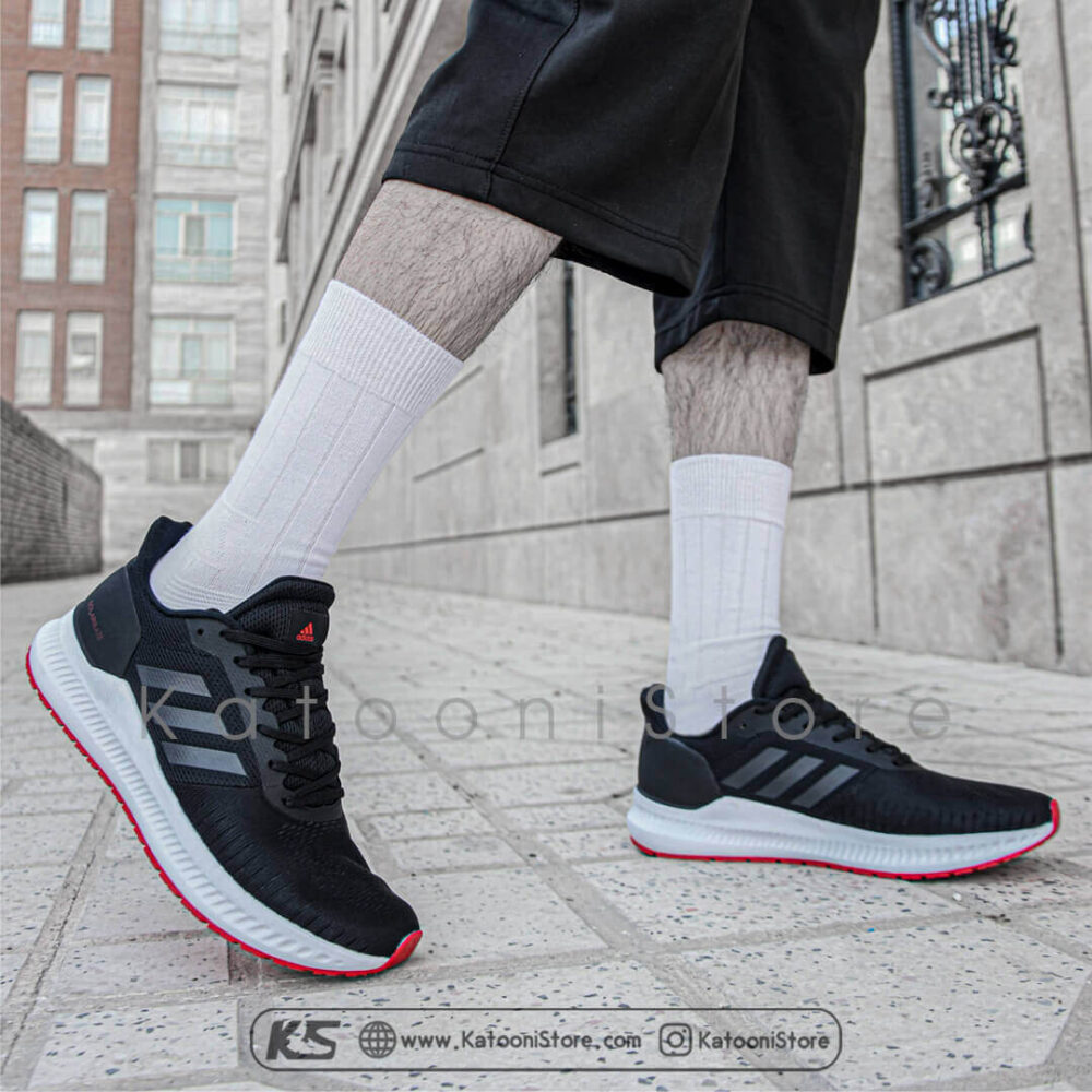 آدیداس ماراتن ( مشکی سفید قرمز ) - Adidas Marathon 16 TR ( Black White Red )
