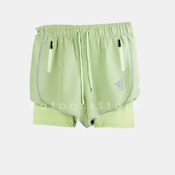شلوارک لگ دار کوتاه آدیداس