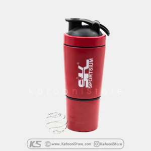 محتوای جعبه شیکر استیل 2 تکه اسپرت سیوم