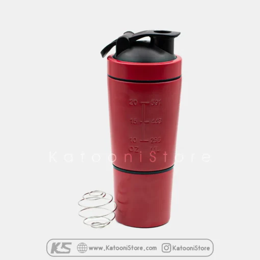 جزئیات محصول شیکر استیل 2 تکه اسپرت سیوم
