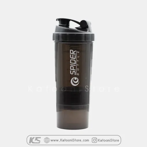 خرید شیکر باشگاهی چهار تکه اسپایدر مشکی