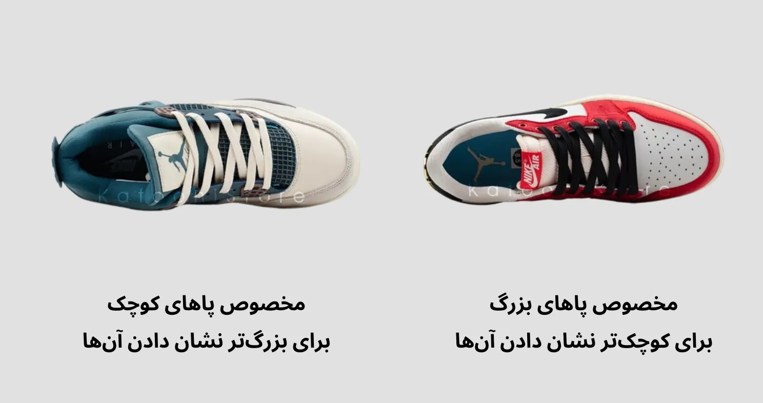 کفش مناسب برای کاهش و افزایش سایز پا در کتونی استور