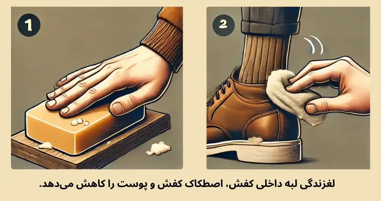 راهکار برای کفشی که پشت پا را میزند